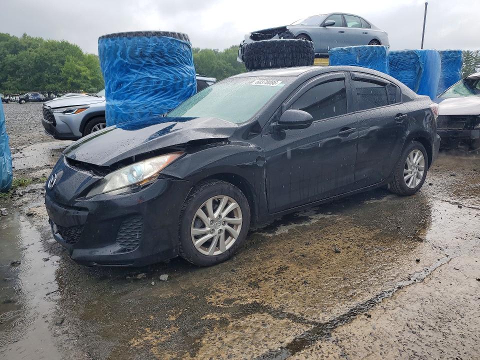 2012 Mazda 3 VIN JM1BL1W88C1525907 COPART salvage auction — FRONT END, Nj - Cert Of Title-Salvage, sold $225 on 2026-07-29 (photo 1)