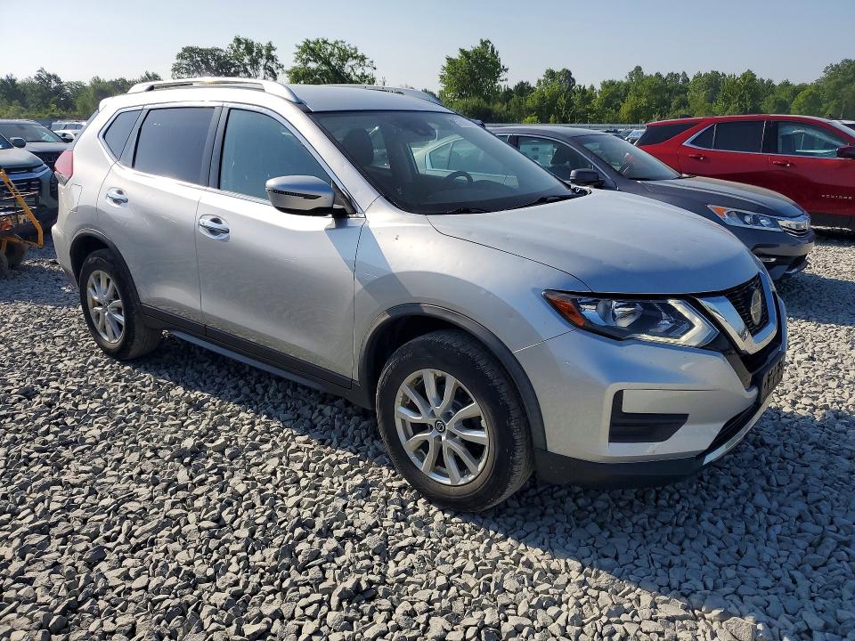 2020 Nissan Rogue VIN JN8AT2MV9LW113092 COPART salvage auction — HAIL, Oh - Cert Of Title-Salvage, sold $1,150 on 2026-07-27 (photo 4)