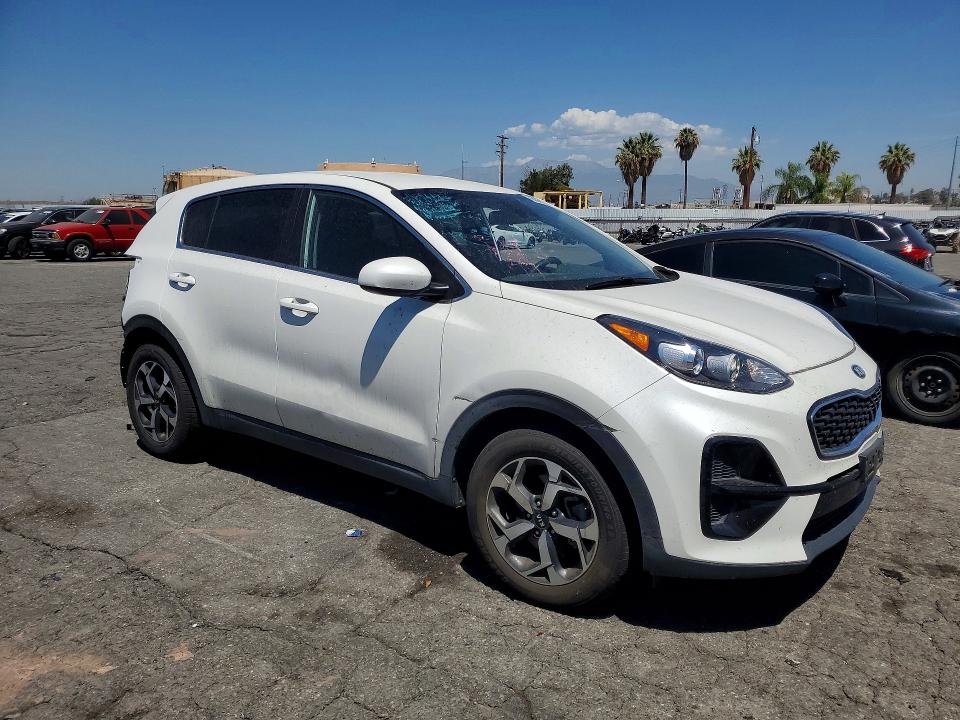 2022 Kia Sportage VIN KNDPM3AC4N7000594 COPART salvage auction — REAR END, Ca - Salvage Certificate, sold $350 on 2026-07-30 (photo 4)