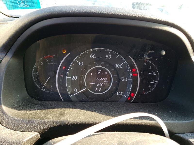 2016 Honda Cr-v VIN 5J6RM4H36GL003022 COPART salvage auction — FRONT END, Nh - Certificate Of Title, sold $3,650 on 2026-07-31 (photo 9)