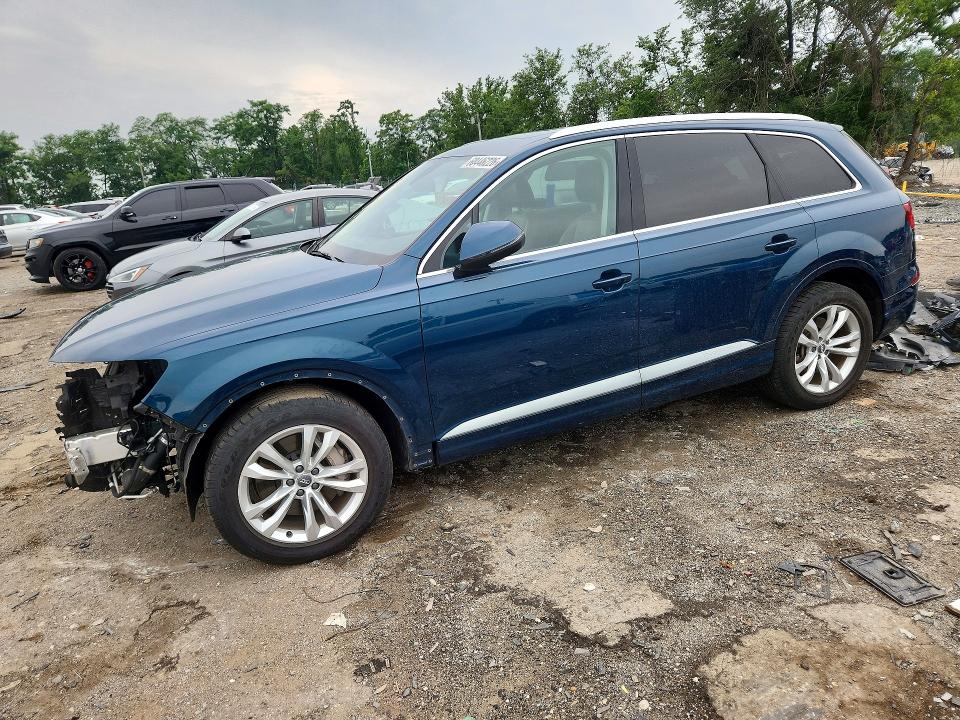 2018 Audi Q7 VIN WA1LHBF7XJD020203 COPART salvage auction — FRONT END, Salvage Title, sold $1,150 on 2026-07-23 (photo 1)