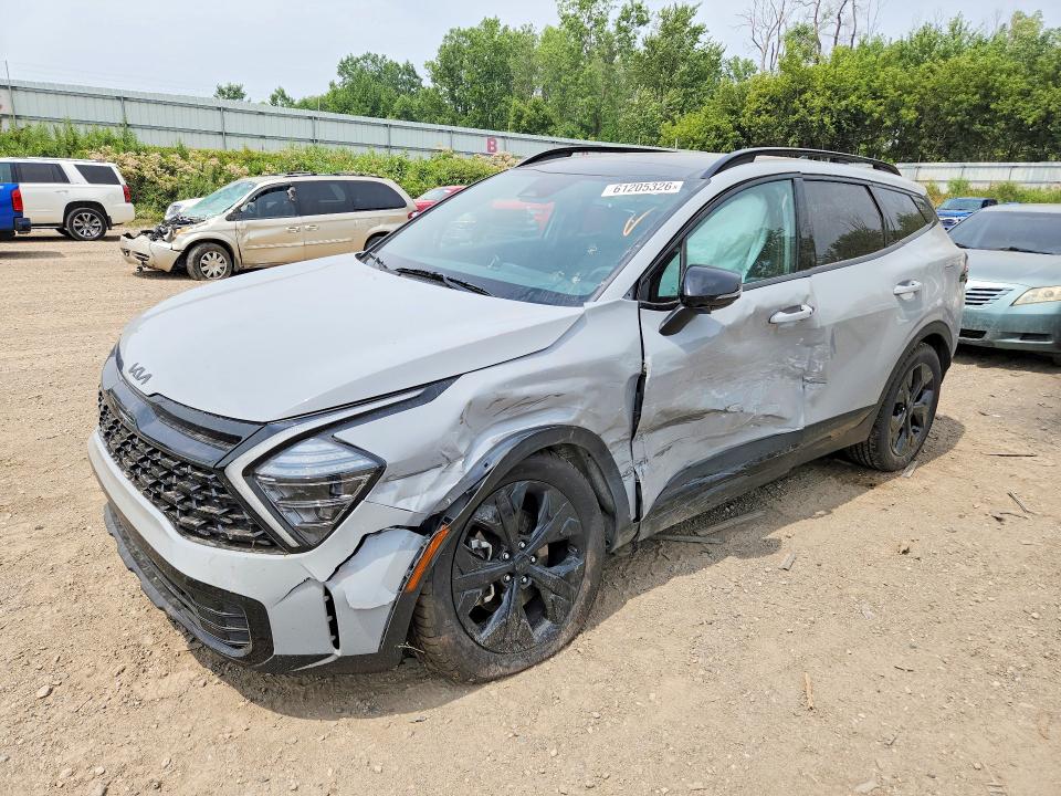 2025 Kia Sportage VIN 5XYK6CDF5SG255408 — COPART salvage auction photo
