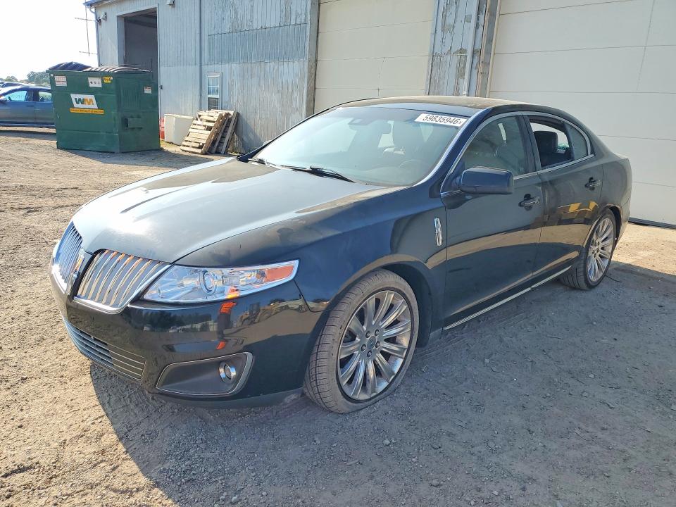 2012 Lincoln Mks VIN 1LNHL9FT9CG803459 COPART salvage auction — REAR END, Mi - Certificate Of Title, sold $650 on 2026-07-22 (photo 1)