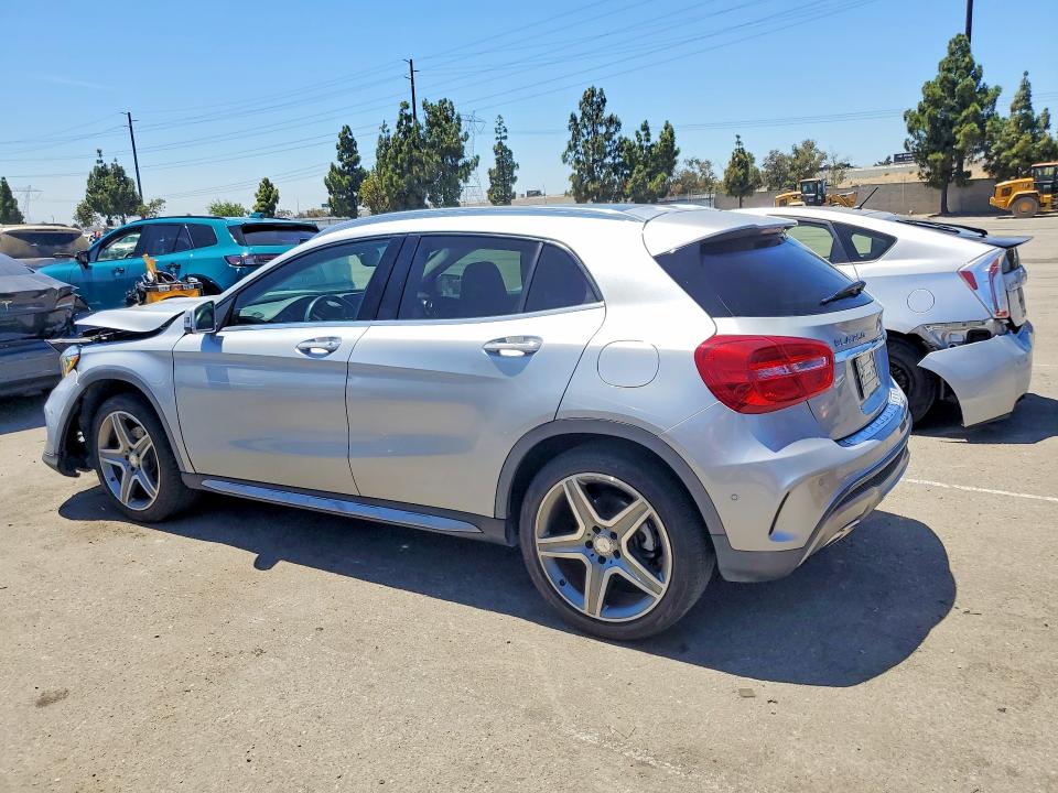2015 Mercedes-benz Gla-klasse VIN WDCTG4GB5FJ178085 COPART salvage auction — FRONT END, Salvage Title, sold $3,800 on 2026-08-13 (photo 2)