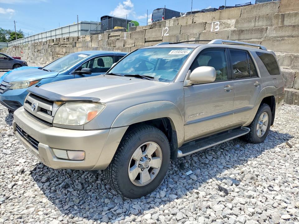 2004 Toyota 4runner VIN JTEBT17R940034000 COPART salvage auction — MECHANICAL, OH - CERTIFICATE OF TITLE, sold $2,100 on 2026-07-24 (photo 1)