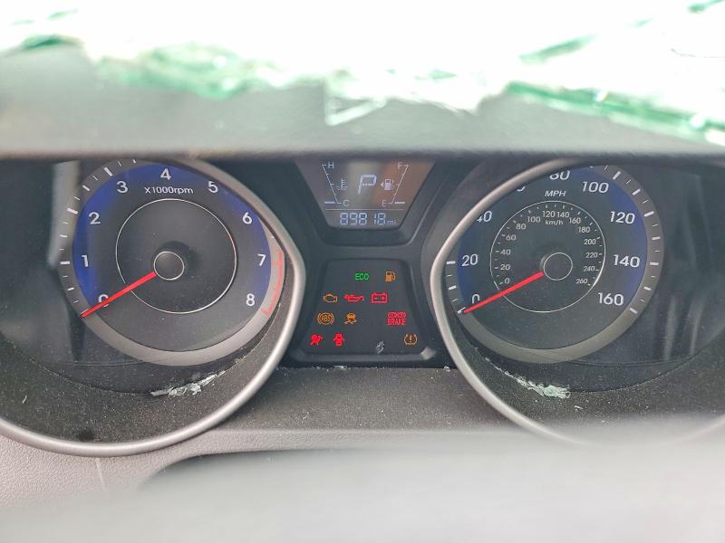 2015 Hyundai Elantra VIN KMHDH4AE6FU280046 COPART salvage auction — FRONT END, TX - SALVAGE VEHICLE TITLE (P), sold $400 on 2026-07-15 (photo 9)