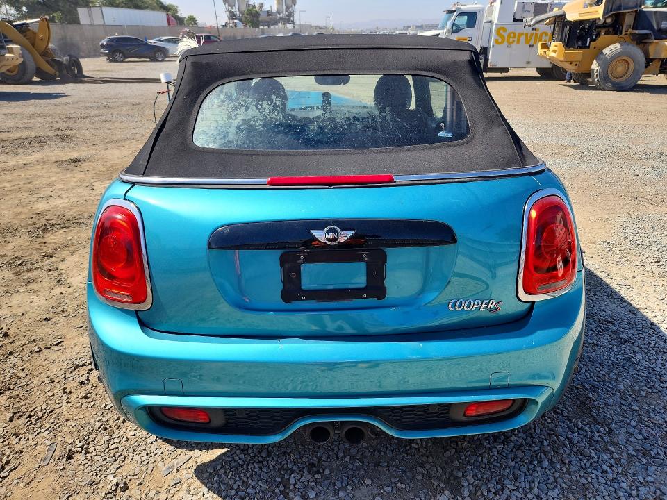 2018 Mini Cooper VIN WMWWG9C59J3E39120 COPART salvage auction — FRONT END, Ca - Salvage Certificate, sold $325 on 2026-07-31 (photo 6)