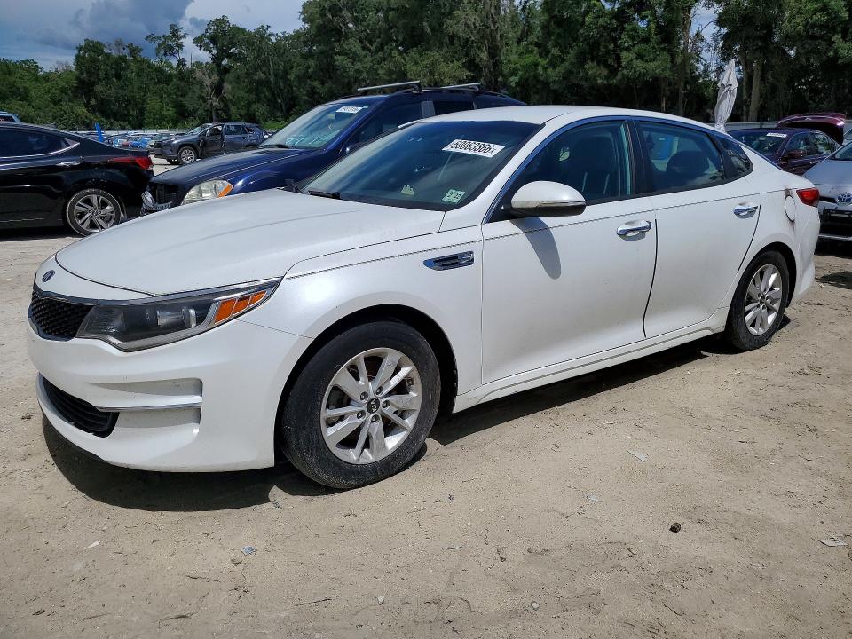2016 Kia Optima VIN KNAGT4L38G5091614 COPART salvage auction — REAR END, Fl - Certificate Of Title, sold $525 on 2026-07-28 (photo 1)