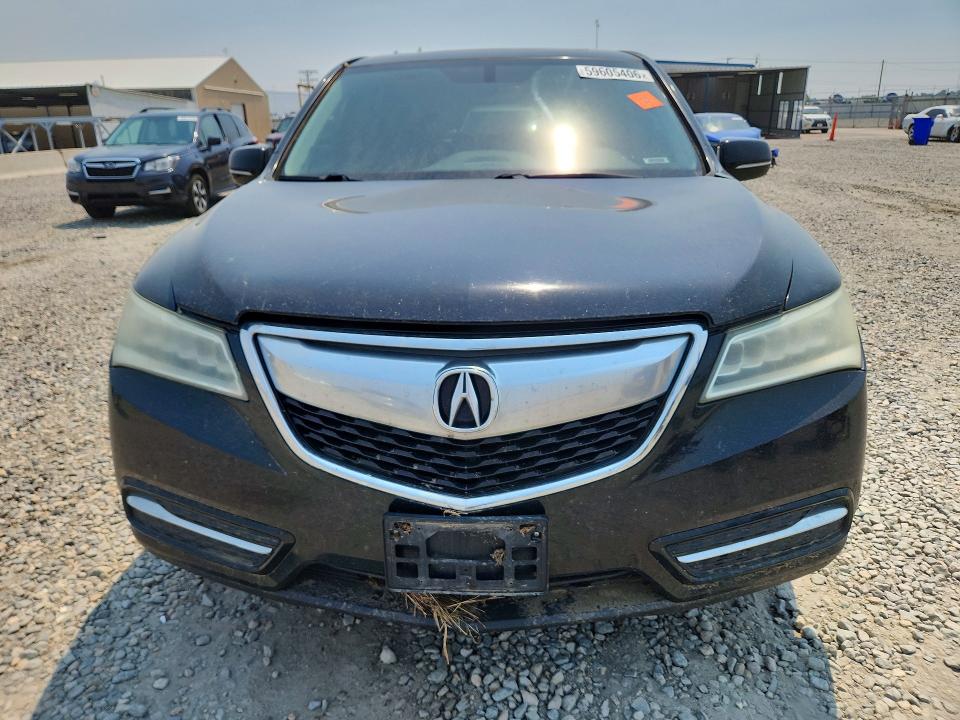2016 Acura Mdx VIN 5FRYD4H27GB034015 COPART salvage auction — WATER/FLOOD, Co - Salvage, Flood, sold $325 on 2026-07-30 (photo 5)
