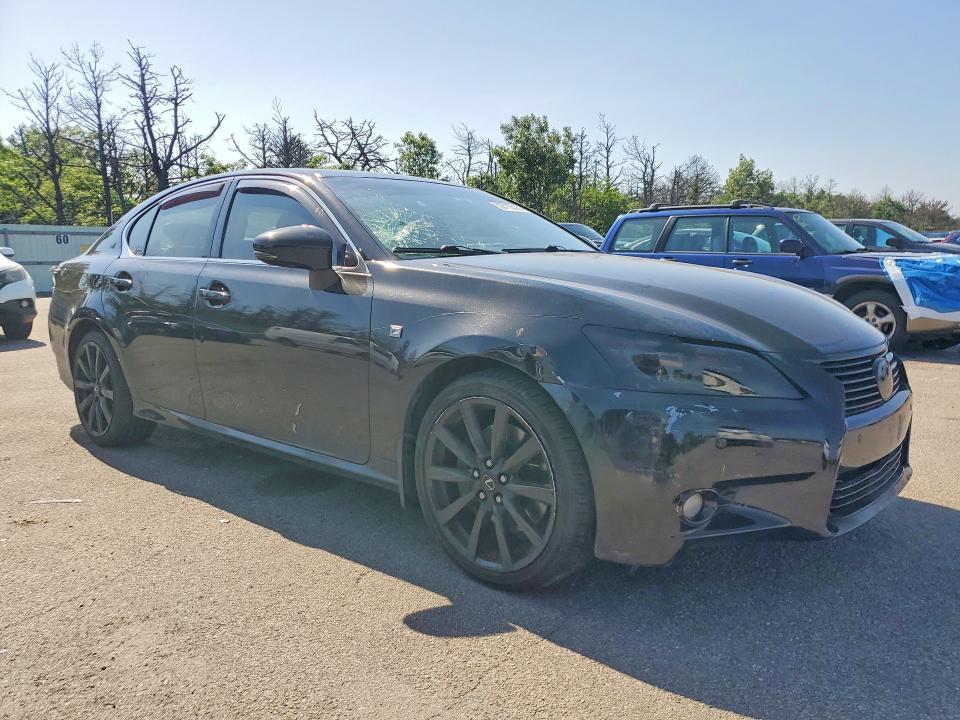 2013 Lexus Gs VIN JTHCE1BL4D5004023 COPART salvage auction — VANDALISM, Ny - Mv-907A Salvage Certificate, sold $1,850 on 2026-07-13 (photo 4)