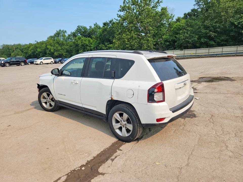 2016 Jeep Compass VIN 1C4NJDBB0GD626966 COPART salvage auction — FRONT END, Pa - Certificate Of Salvage, sold $550 on 2026-07-23 (photo 2)