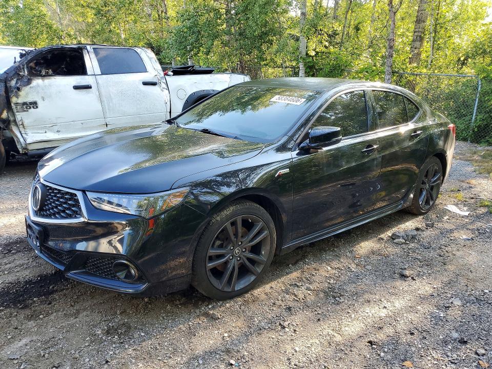 2020 Acura Tlx VIN 19UUB3F6XLA801432 COPART salvage auction — VANDALISM, On - Permit No Brand - Unfit, sold $15,300 on 2026-07-28 (photo 1)