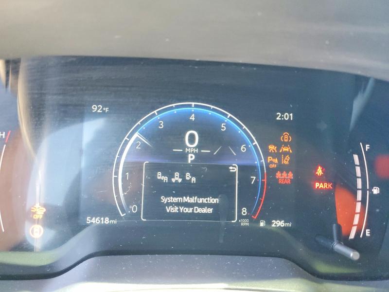 2024 Toyota Corolla cross VIN 7MUDAAAG2RV075251 COPART salvage auction — FRONT END, Ca - Salvage Certificate, sold $4,850 on 2026-07-23 (photo 9)
