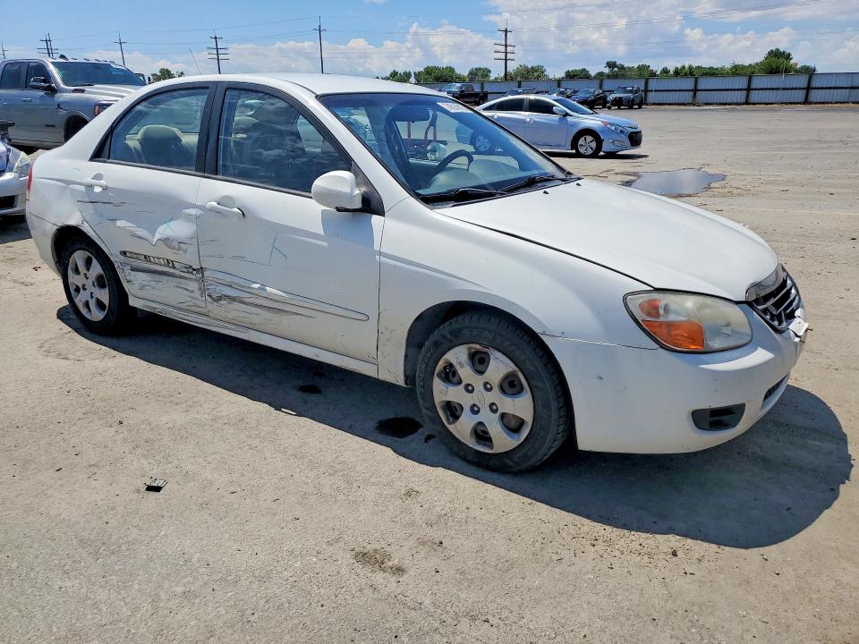 2008 Kia Spectra VIN KNAFE122785582674 COPART salvage auction — SIDE, Id - Salvage Certificate Of Title, sold $125 on 2026-07-16 (photo 4)