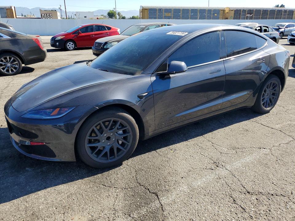 2025 Tesla Model 3 VIN 5YJ3E1EA1SF071847 — COPART salvage auction photo