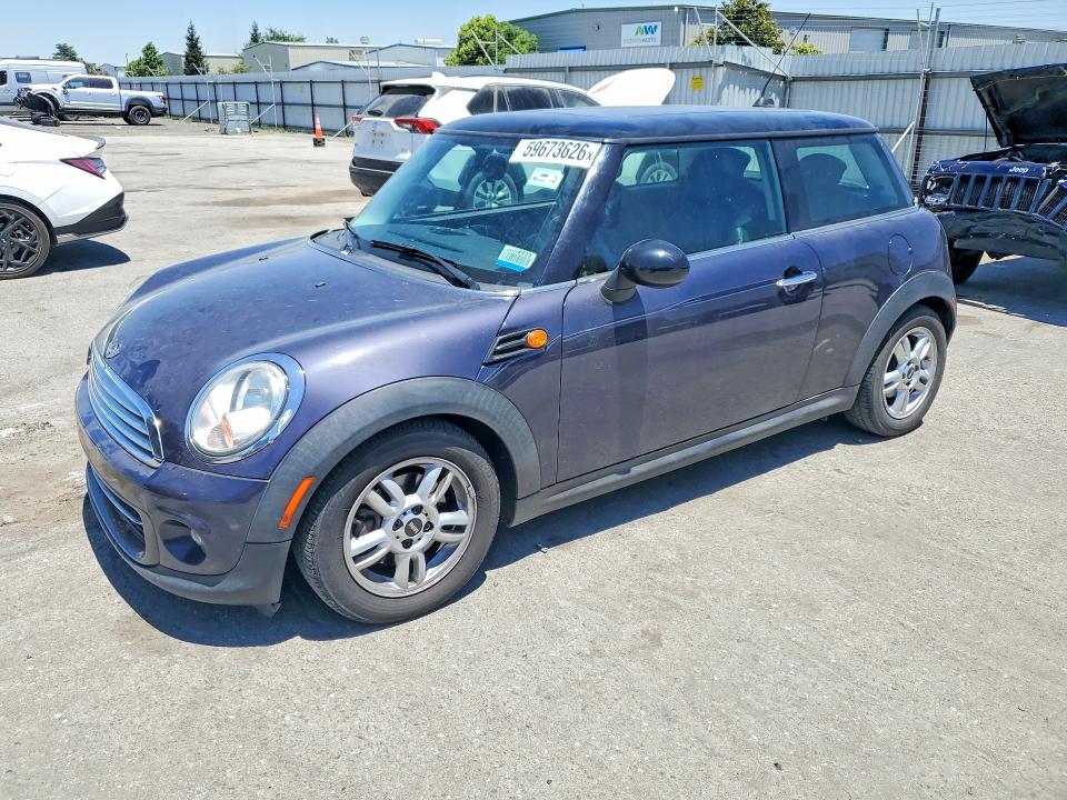 2013 Mini Cooper VIN WMWSU3C56DT545949 COPART salvage auction — SIDE, Ca - Salvage Certificate, sold $525 on 2026-07-17 (photo 1)