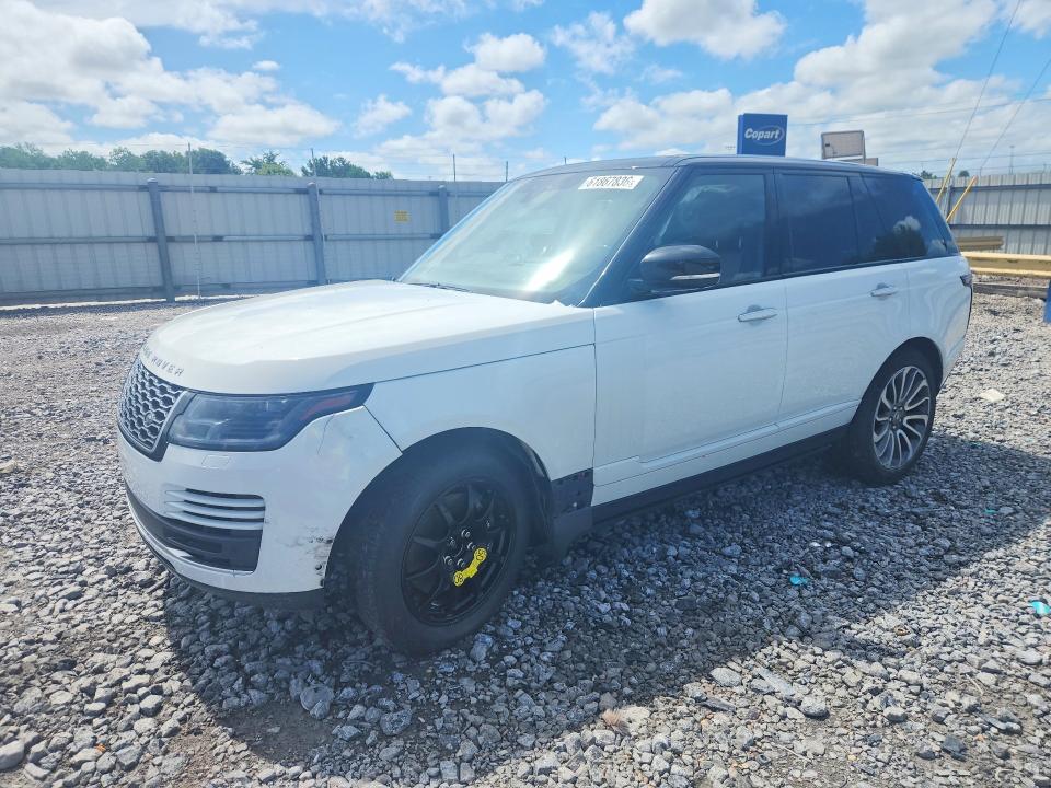 2020 Land rover RANGE ROVER VIN SALGV2SE8LA569187 — COPART salvage auction photo