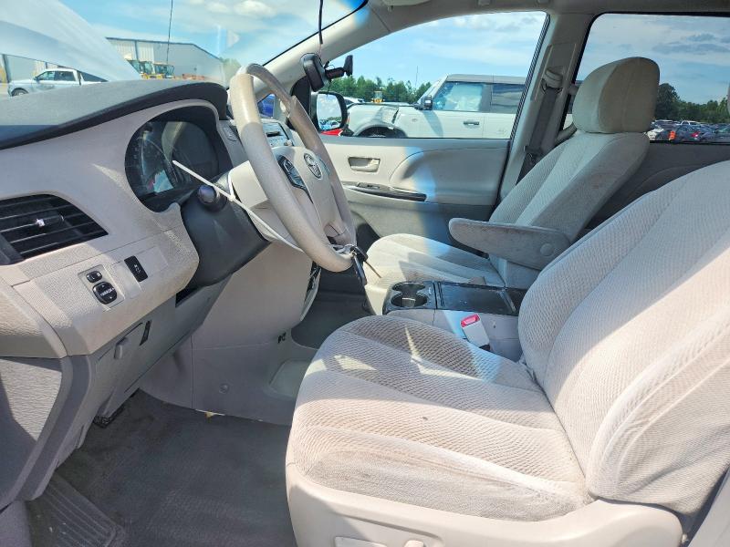 2012 Toyota Sienna VIN 5TDKK3DC0CS210821 COPART salvage auction — FRONT END, SC - DEALER ONLY CLEAN TITLE, sold $4,600 on 2026-07-27 (photo 7)
