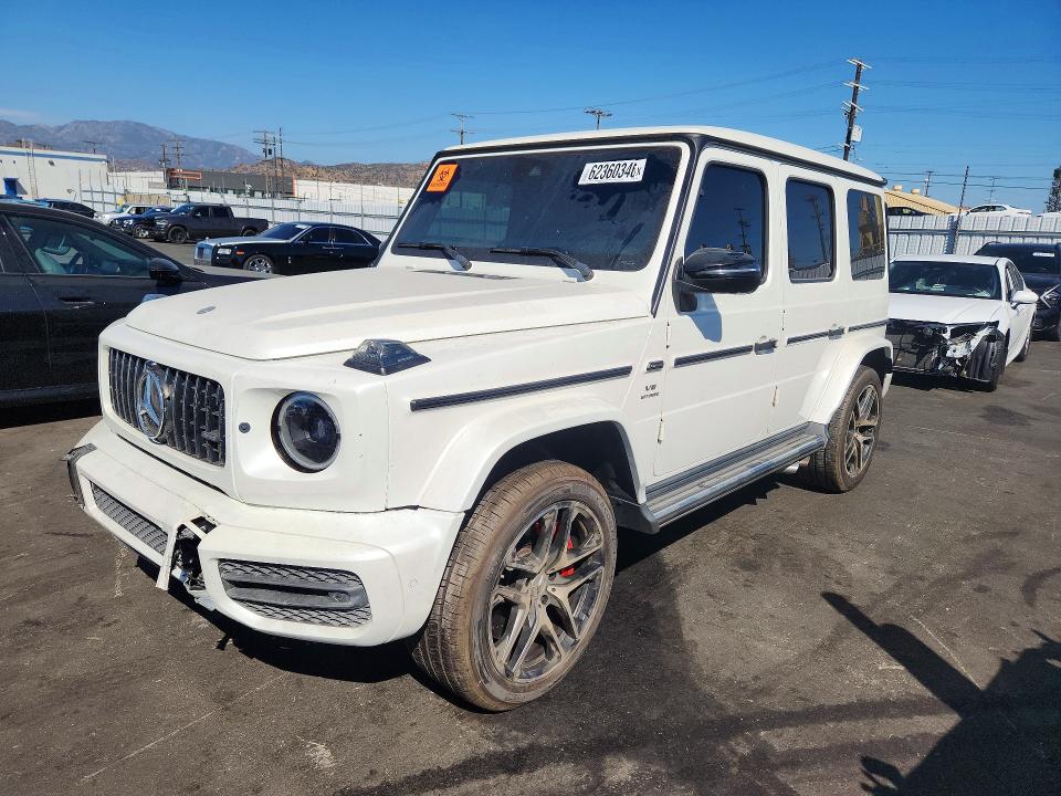 2019 Mercedes-benz G-klasse amg 6x6 VIN WDCYC7HJ5KX326428 COPART salvage auction — FRONT END, Ca - Salvage Certificate, sold $66,500 on 2026-08-20 (photo 1)
