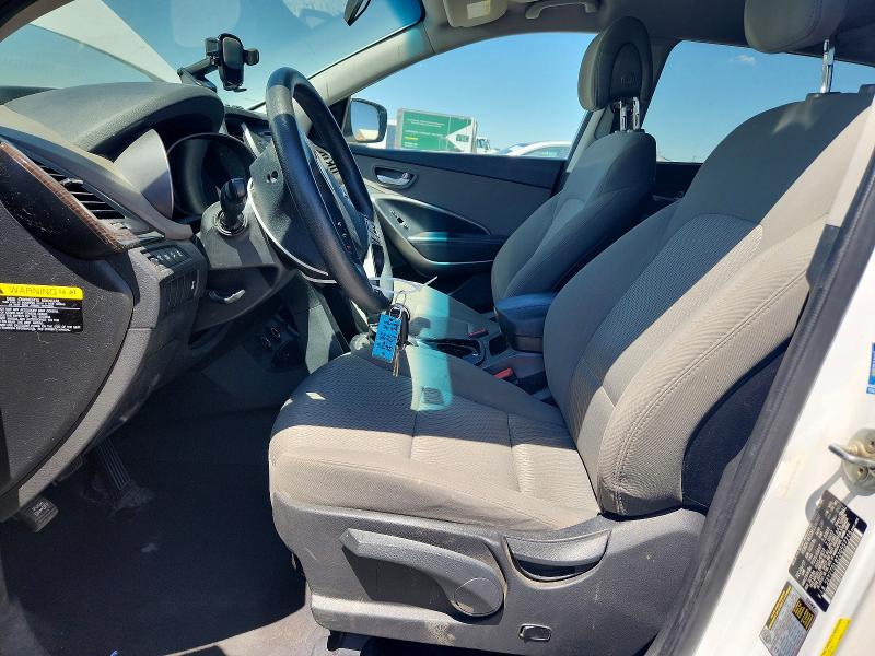 2018 Hyundai Santa fe VIN 5XYZTDLB2JG557216 COPART salvage auction — FRONT END, Co - Salvage Title, sold $750 on 2026-07-28 (photo 7)