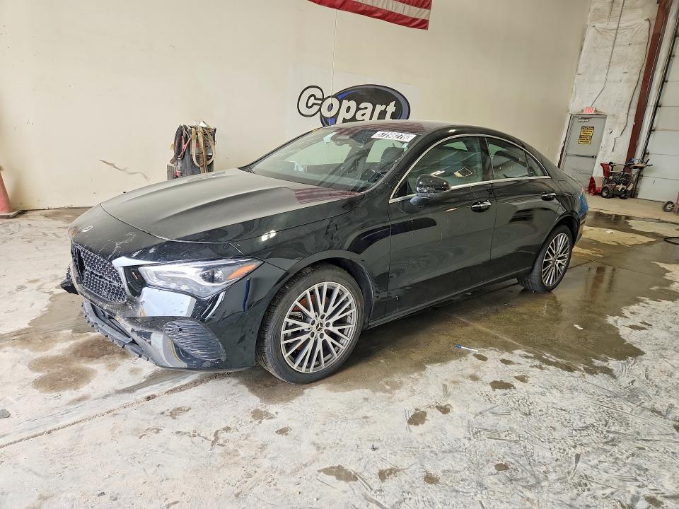 2025 Mercedes-benz Cla-class VIN W1K5J4HB4SN513084 COPART salvage auction — FRONT END, FL - CERT OF TITLE SLVG REBUILDABLE (P), sold $13,000 on 2026-07-27 (photo 1)