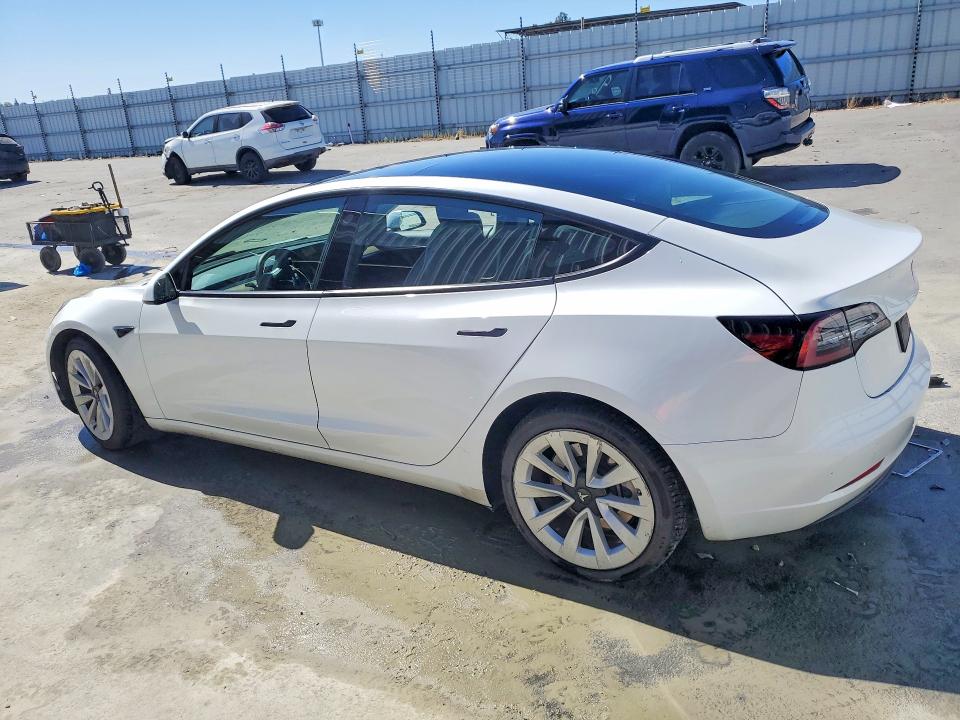 2023 Tesla Model 3 VIN 5YJ3E1EA7PF460032 COPART salvage auction — MECHANICAL, CA - CERTIFICATE OF TITLE, sold $8,200 on 2026-07-22 (photo 2)