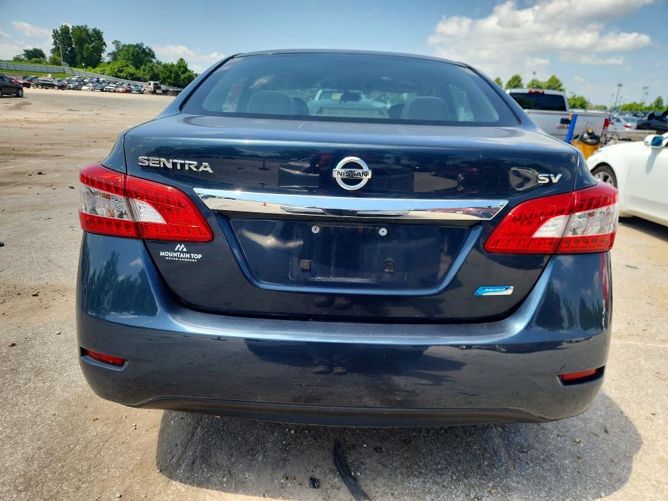 2013 Nissan Sentra VIN 3N1AB7AP9DL706088 COPART salvage auction — MINOR DENT/SCRATCHES, Mo - Certificate Of Title, sold $1,000 on 2026-07-22 (photo 6)