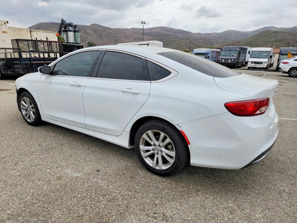 2015 Chrysler 200 VIN 1C3CCCAB6FN691833 COPART salvage auction — FRONT END, CA - SALVAGE CERTIFICATE, sold $400 on 2026-07-31 (photo 2)