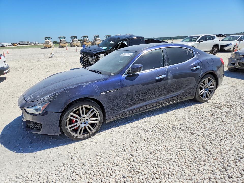 2017 Maserati Ghibli VIN ZAM57RSA9H1226650 COPART salvage auction — MECHANICAL, Tx - Certificate Of Title, sold $60 on 2026-07-16 (photo 1)