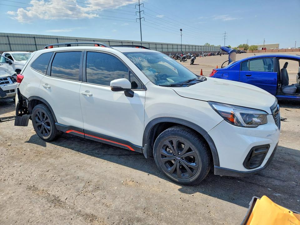 2021 Subaru Forester VIN JF2SKARC7MH529606 COPART salvage auction — REAR END, Nm - Cert Of Title-Salvage, sold $6,300 on 2026-07-27 (photo 4)