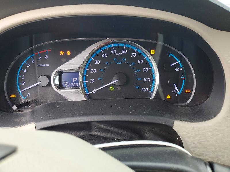 2014 Toyota Sienna VIN 5TDYK3DC3ES444268 COPART salvage auction — FRONT END, OH - CERT OF TITLE-SALVAGE, sold $750 on 2026-07-21 (photo 9)