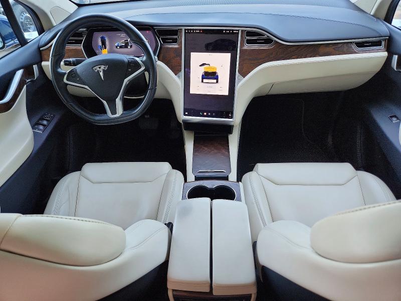 2017 Tesla Model x VIN 5YJXCBE2XHF077371 COPART salvage auction — REAR END, GA - CERT OF TITLE-SALVAGE (P), sold $7,900 on 2026-08-21 (photo 8)