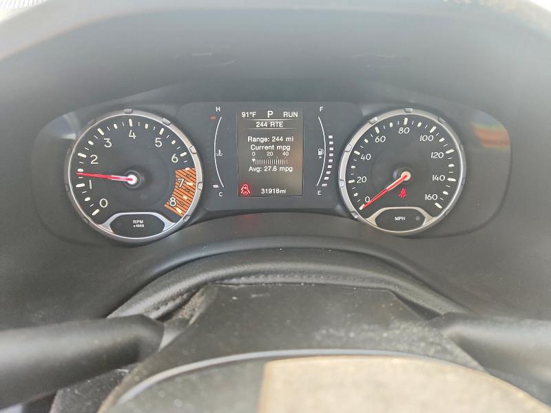 2020 Jeep Renegade VIN ZACNJBAB1LPL50523 COPART salvage auction — FRONT END, Me - Cert Of Title-Salvage Collisio, sold $2,150 on 2026-08-12 (photo 9)