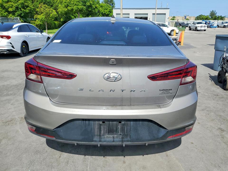 2020 Hyundai Elantra VIN KMHD84LF5LU105269 COPART salvage auction — SIDE, Fl - Certificate Of Destruction, sold $2,200 on 2026-07-29 (photo 6)