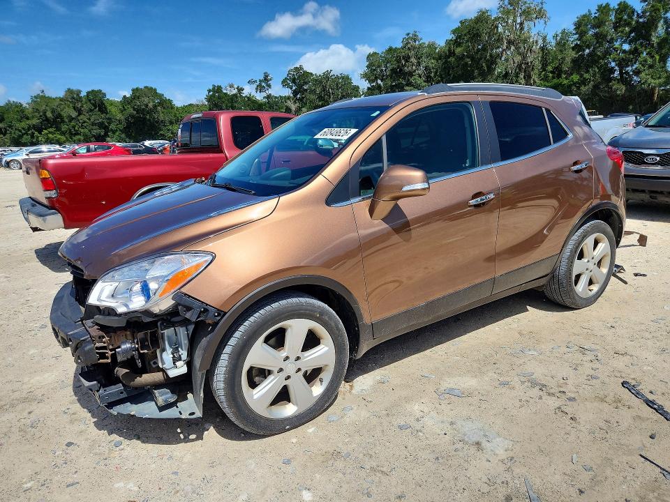 2016 Buick Encore VIN KL4CJASB9GB711395 COPART salvage auction — FRONT END, Fl - Cert Of Title Slvg Rebuildable, sold $325 on 2026-07-21 (photo 1)