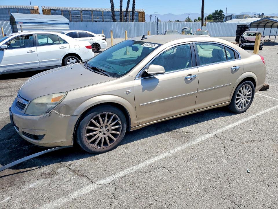 2008 Saturn Aura VIN 1G8ZV57768F230265 COPART salvage auction — FRONT END, Ca - Salvage Certificate, sold $250 on 2026-07-31 (photo 1)