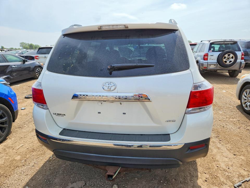 2012 Toyota Highlander VIN 5TDZA3EH3CS019230 COPART salvage auction — SIDE, Il - Certificate Of Title (P), sold $6,200 on 2026-07-28 (photo 6)