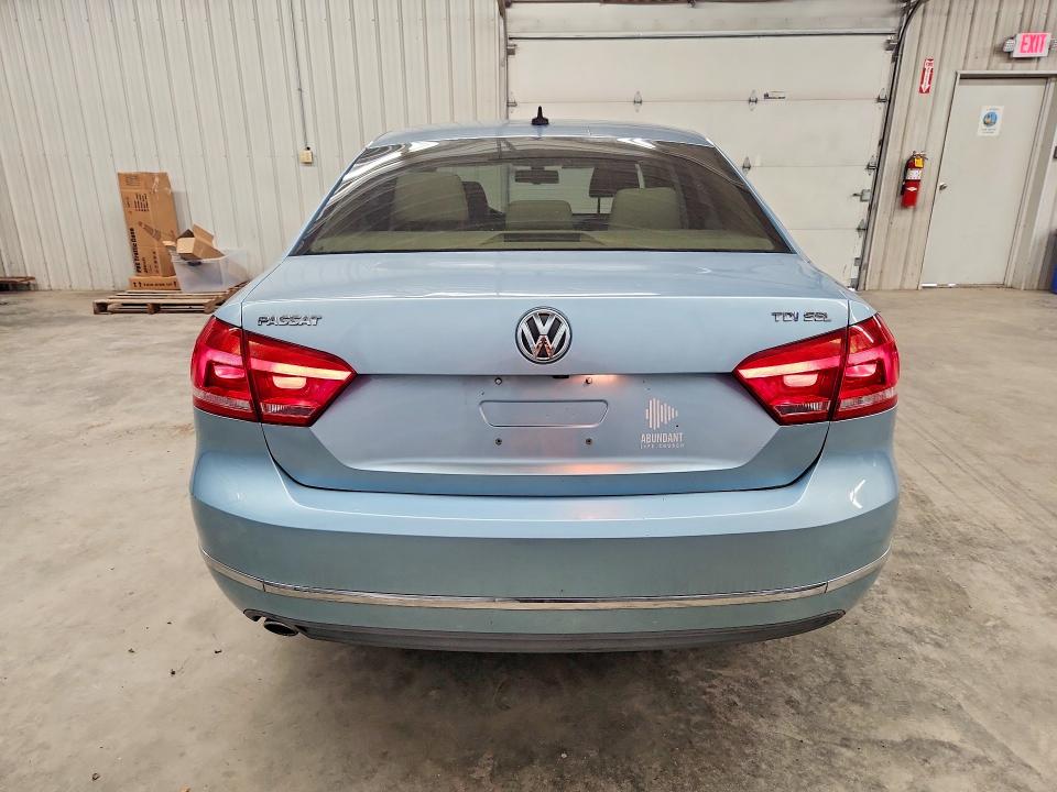 2013 Volkswagen Passat VIN 1VWCN7A38DC061839 COPART salvage auction — FRONT END, In - Certificate Of Title (P), sold $80 on 2026-07-28 (photo 6)