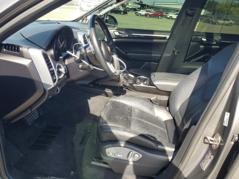 2016 Porsche Cayenne VIN WP1AA2A26GLA10696 COPART salvage auction — FRONT END, Ca - Salvage Certificate, sold $6,100 on 2026-07-09 (photo 7)