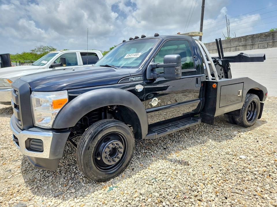 2013 Ford F-450 super duty VIN 1FDUF4GT6DEB15360 COPART salvage auction — FRONT END, Fl - Certificate Of Title, sold $7,900 on 2026-07-28 (photo 1)