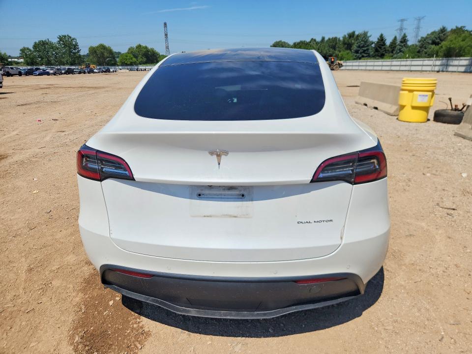 2020 Tesla Model y VIN 5YJYGDEE3LF023756 COPART salvage auction — FRONT END, IL - CERTIFICATE OF TITLE, sold $5,900 on 2026-07-23 (photo 6)