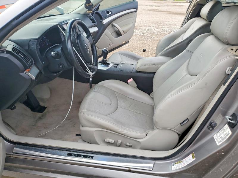 2009 Infiniti G37 VIN JNKCV64E49M604601 COPART salvage auction — NORMAL WEAR, Tx - Certificate Of Title, sold $350 on 2026-07-30 (photo 7)