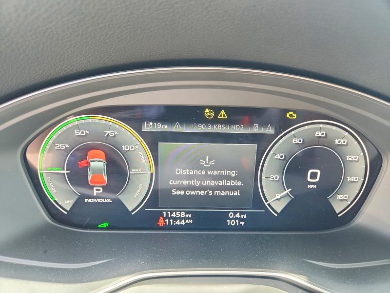2024 Audi Q5 VIN WA1E2AFY8R2017465 COPART salvage auction — FRONT END, Ut - Salvage Certificate, sold $18,900 on 2026-08-07 (photo 9)