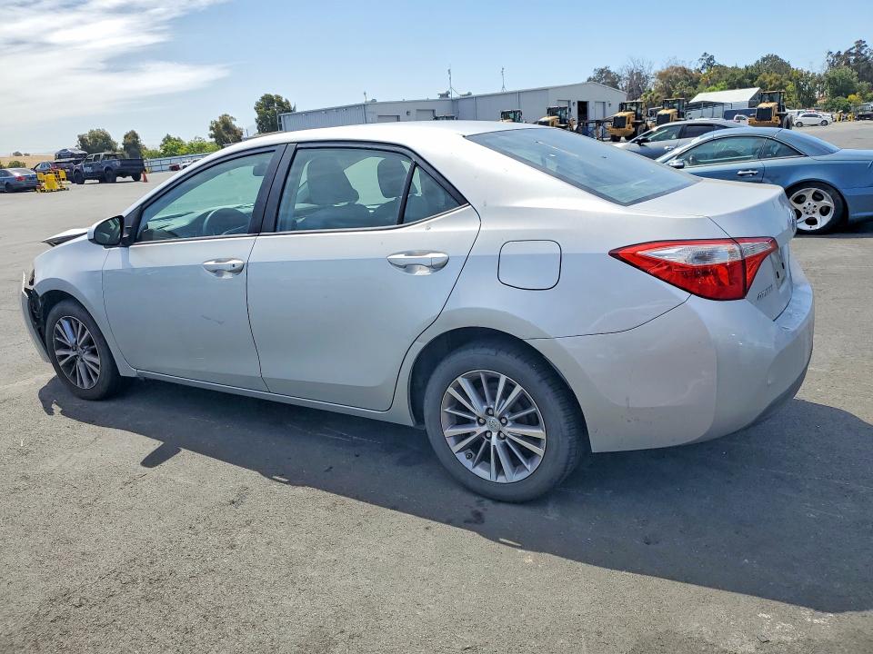 2014 Toyota Corolla VIN 5YFBURHE2EP092954 COPART salvage auction — FRONT END, Ca - Salvage Certificate, sold $2,600 on 2026-07-15 (photo 2)