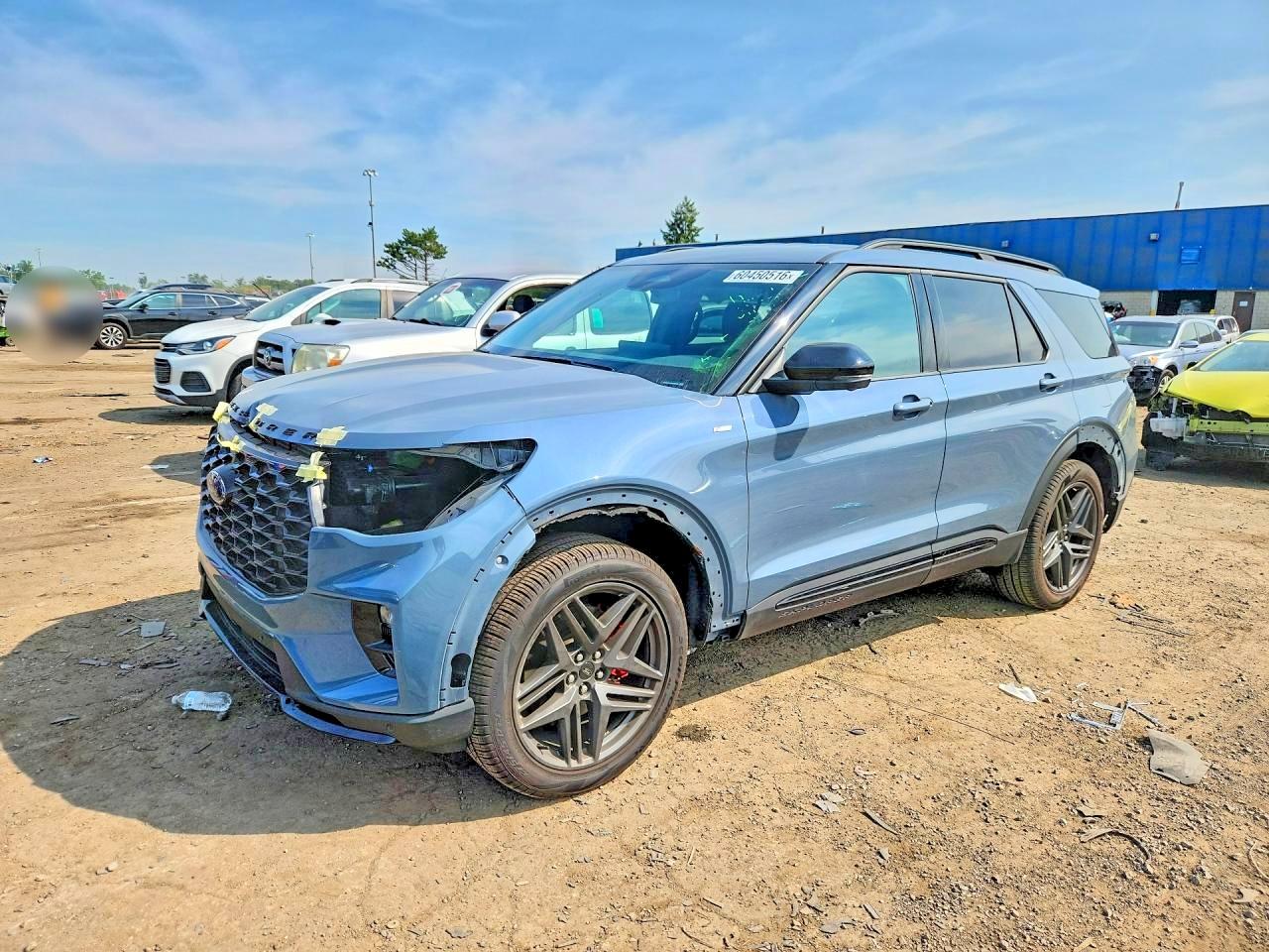 2025 Ford Explorer VIN 1FMUK8KH8SGC97540 — COPART salvage auction photo