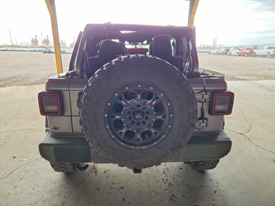 2018 Jeep Wrangler / VIN 1C4HJXDN6JW142415 COPART salvage auction — FRONT END, AZ - CERTIFICATE OF TITLE, sold $7,400 on 2026-07-29 (photo 6)