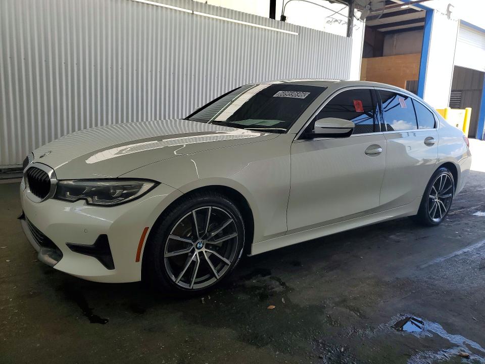 2021 BMW 3 series VIN 3MW5R1J07M8C11527 COPART salvage auction — MINOR DENT/SCRATCHES, FL - CERT OF TITLE SLVG REBUILDABLE, sold $11,500 on 2026-08-10 (photo 1)