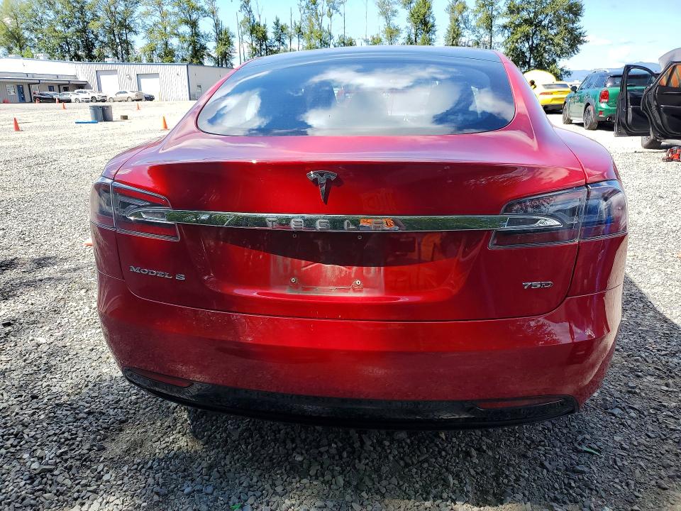 2018 Tesla Model s VIN 5YJSA1E29JF240012 COPART salvage auction — FRONT END, Wa - Bill Of Sale, sold $7,000 on 2026-09-02 (photo 6)