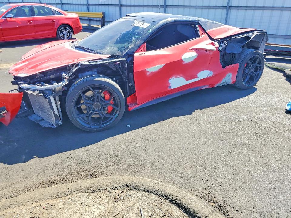 2022 Chevrolet Corvette stingray VIN 1G1YB3D41N5110702 — COPART salvage auction photo
