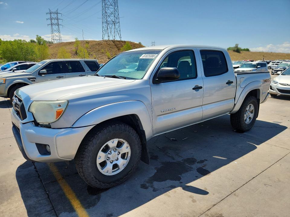 2013 Toyota Tacoma VIN 3TMLU4EN4DM109481 COPART salvage auction — FRONT END, Co - Public - Salvage Title, sold $7,200 on 2026-08-26 (photo 1)